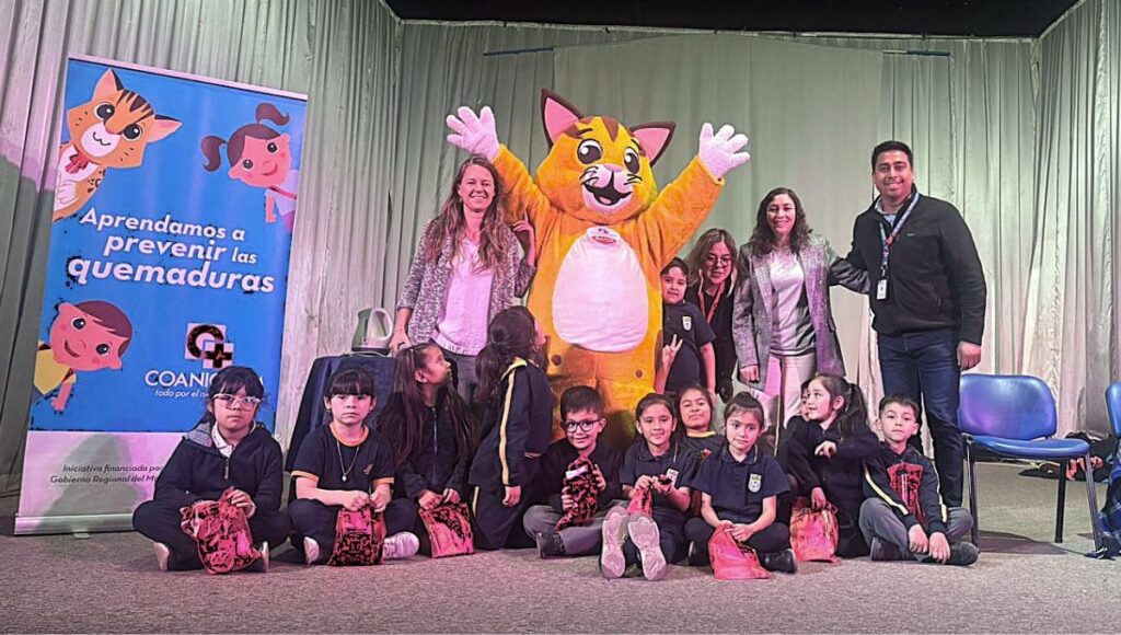 COANIQUEM inicia programa de prevencion de quemaduras en comunidades educativas del SLEP Maule Costa