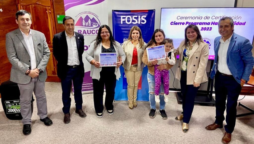 Familias de Rauco mejoran sus viviendas y entornos gracias al Programa Habitabilidad y apoyo del FOSIS