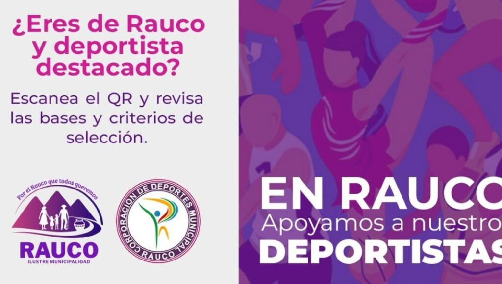 Municipalidad de Rauco abre postulaciones para las Becas Deportivas 2025