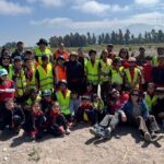 Estudiantes de escuela rural exploraron flora y fauna acuatica en el rio Tinguiririca