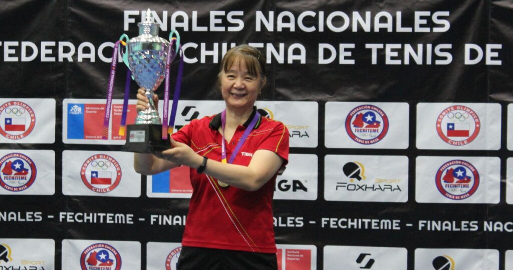 tania zeng campeona nacional tenis de mesa