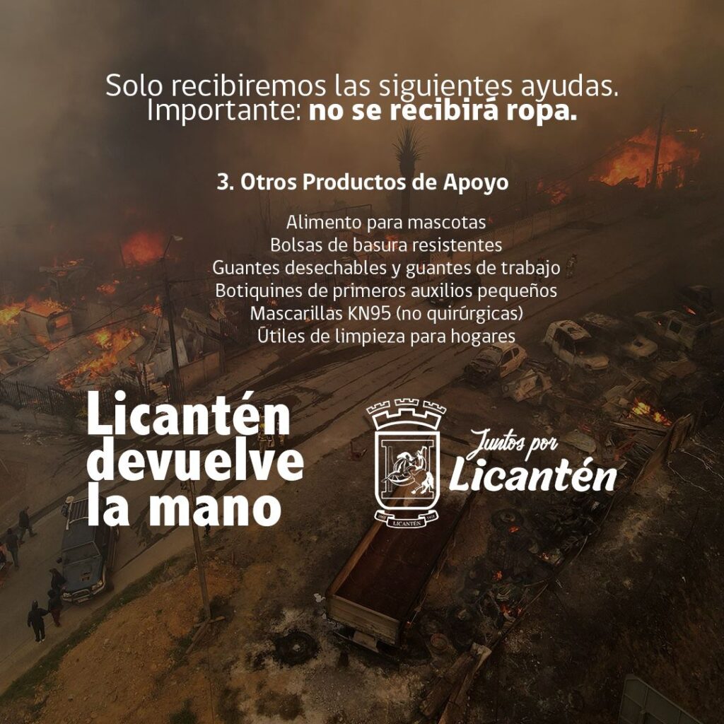 Licantén habilita centro de acopio por incendios forestales 4 WhatsApp Image 2026 01 18 at 18.49.00 4