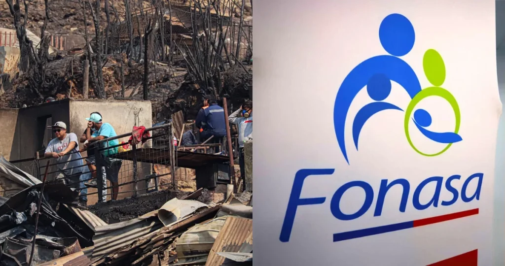 fonasa atencion gratuita incendios