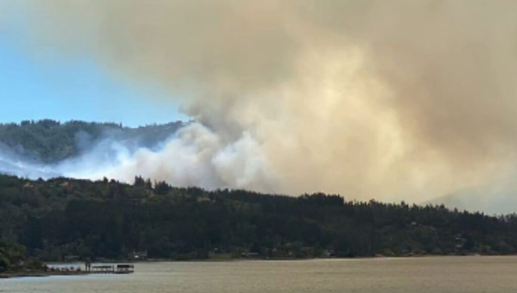 Alerta Roja en Vichuquen por incendio forestal en sector Culenmapu
