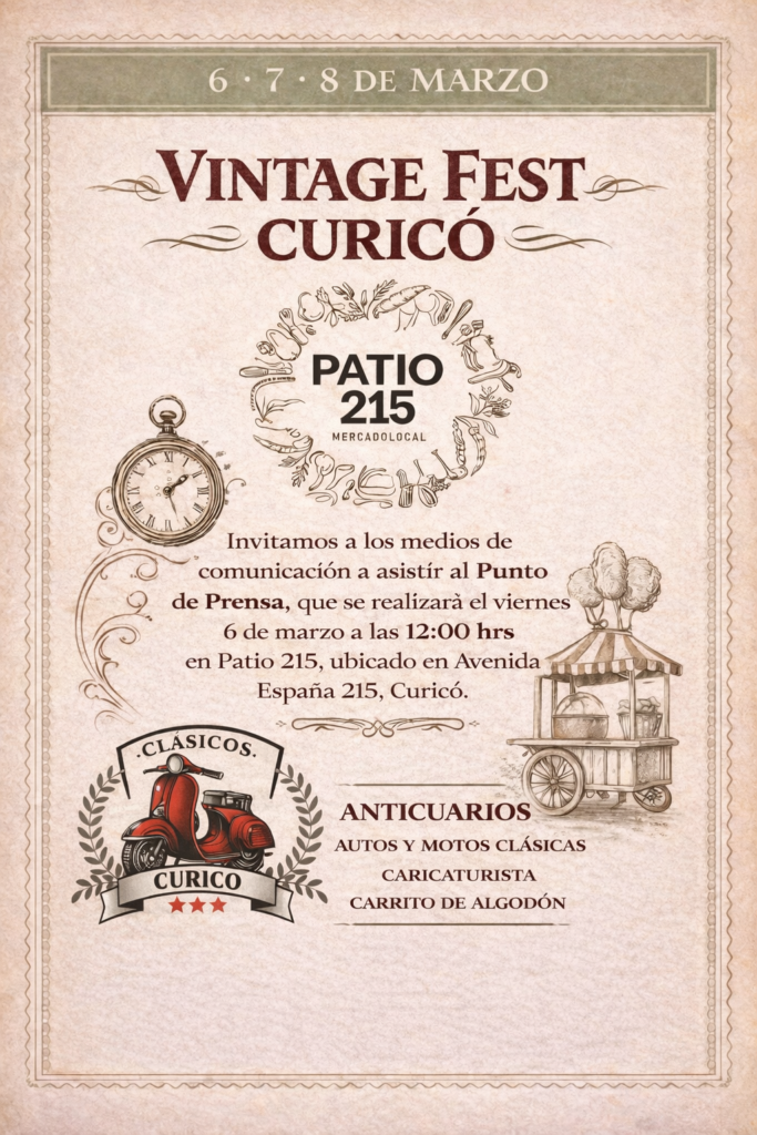 Punto de Prensa Vintage Fest Curico 2026