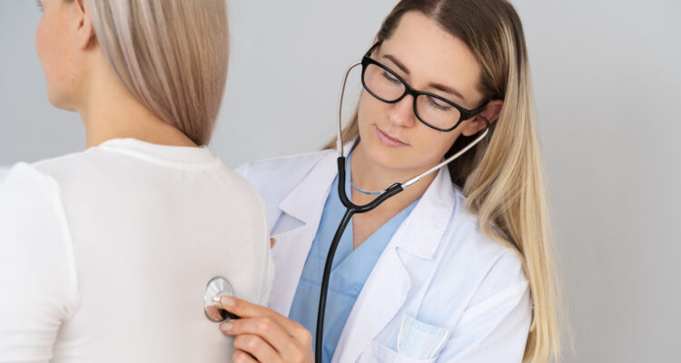 side view doctor with stethoscope 750x400 1