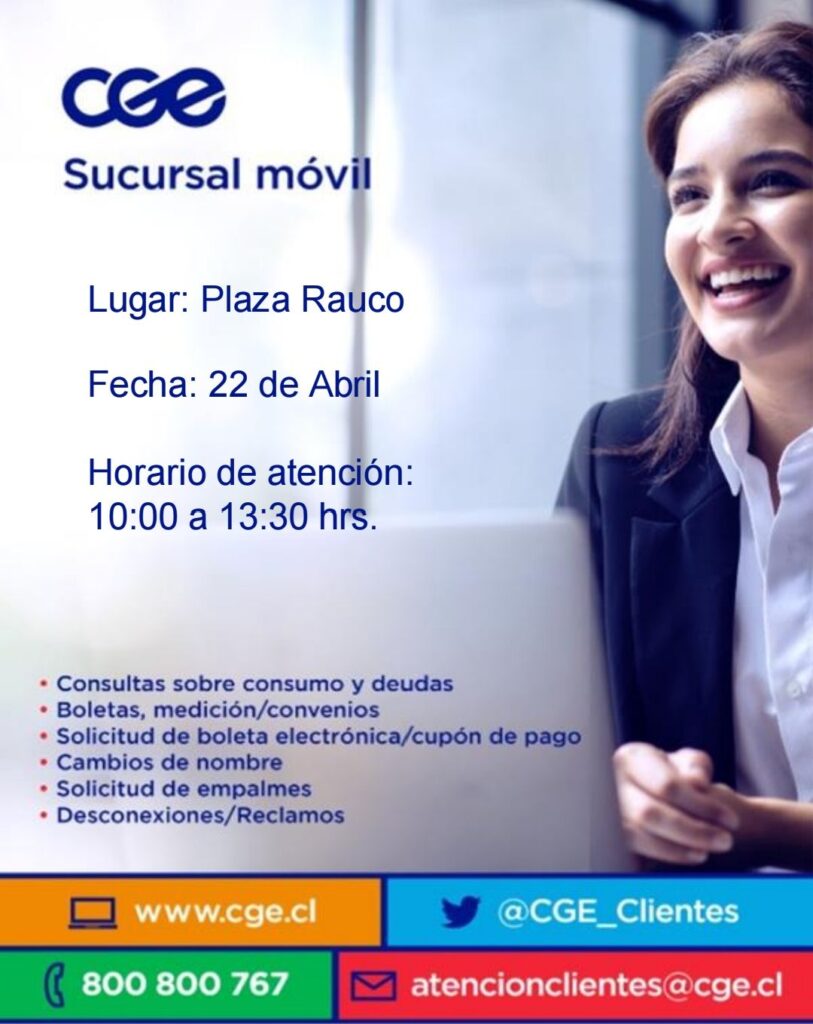CGE acercará atención móvil a Rauco este 22 de abril 2 675389731 1266910595571386 4049763134481713437 n 1