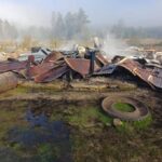 Incendio en Constitucion deja dos adultos mayores fallecidos en sector Papalillo