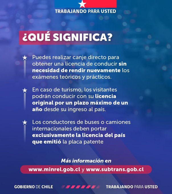 Chile y Bolivia activan canje de licencias de conducir 2 2