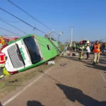 dos fallecidos y mas de 20 lesionados deja volcamiento de bus turbus en la ruta 5 sur en teno 1536x1152 1