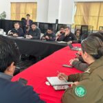 Carabineros coordina evacuación preventiva en Licantén ante riesgos por sistema frontal