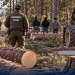 Carabineros detuvo a tres sujetos por robo de madera avaluada en $20 millones en Colbún
