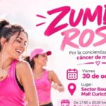 Mall Curicó realizará jornada de Zumba Rosa para promover la prevención del cáncer de mama